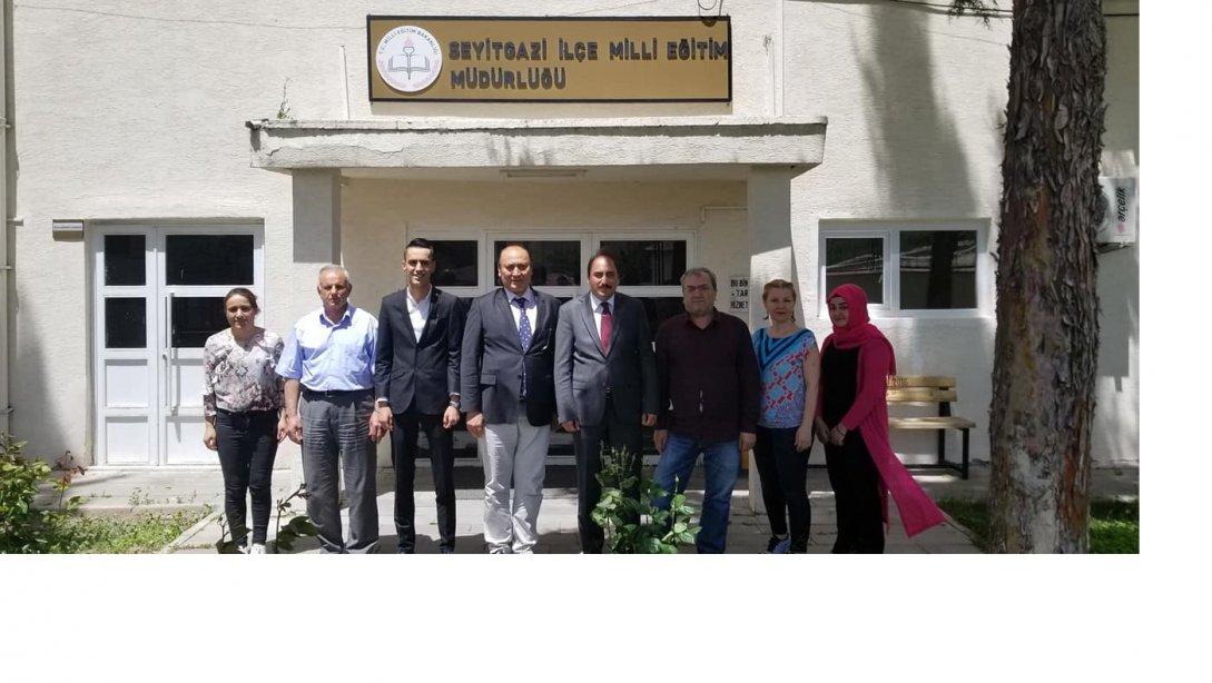 İlçe Kaymakamımız sayın Cüneyt DEMİRKOL İlçe Milli Eğitim Müdürlüğümüze veda ziyaretinde bulundu.